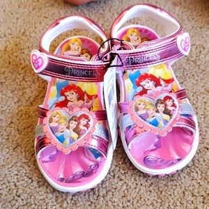 Disney Princess Heart Pink Sandals. Size 9 Toddler. New with tags